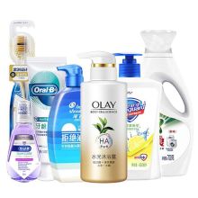 海飞丝  Olay/欧乐B/舒肤佳/碧浪 家庭清洁大礼包1000ml+1200g（单位：套）