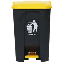 朴厨 （PUCHU）100L黄盖灰桶 大垃圾桶 单位：个