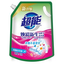 超能  1kg  天然椰油（焕彩新生） 双离子洗衣液 混色 （单位：袋）