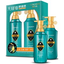 隆力奇（500ml+500ml）无硅油茶籽控油去屑洗护套装（单位：套）