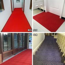 国产 yhdd0215 2m*15m 2米宽绒面压花地毯 户外消毒用地垫 红色、蓝色 (单位:卷)