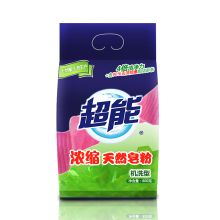 超能 800g 浓缩天然皂粉 机洗型 (单位：袋)