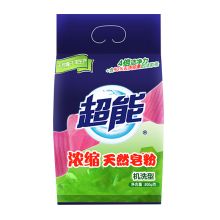 超能 500g 浓缩天然皂粉 机洗型 (单位：袋)