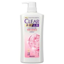 清扬/CLEAR   樱花沁爽型 三重净屑 洗发露  去屑 CRT YC 650G