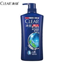清扬/CLEAR  男士活力运动薄荷型 三重净屑 洗发露  去屑 蓝瓶CRT YC 650G