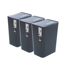 禧天龙(citylong)T-3073 25.5*17.7*34.2cm 12L 垃圾桶长方形有盖纸篓 (单位：个)