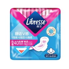 薇尔/VIA A5112舒适V感240日用极薄棉柔 卫生巾 10片
