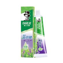 黑人 DARLIE 茶倍健牙膏190G 持久清新口气防蛀固齿百里香·龙井有助减少口腔细菌滋生