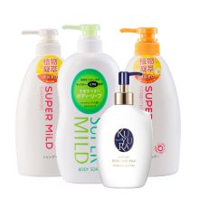 资生堂/Shiseido 员工福利定制A套装300元档 洗护套装 （惠润沐浴露+惠润洗发水+惠润护发素+可悠然身体乳） 2150ml