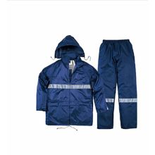 代尔塔 XXL 蓝底1条 反光分体雨衣   （单位：件)