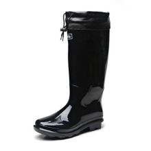 回力 HXL818 高筒加绒可拆加厚男士雨靴 黑色 （单位：双）
