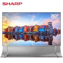 夏普（SHARP）LCD-80X8800A 80英寸 8K 铂晶弧形聚音底座版 液晶电视机 银色 （单位:台）