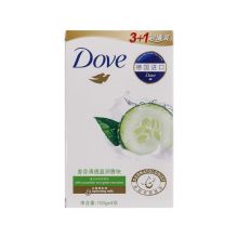 多芬 清透盈润香皂块100g*(3+1)超值装 单位:盒