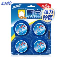 蓝月亮 bluemoon Q厕宝自动冲洗洁厕剂 50g/粒  4粒/卡 12卡/箱 （单位：瓶）