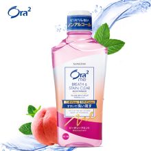 皓乐齿/Ora2 净澈气息温和鲜桃薄荷 漱口水 YC 460ml