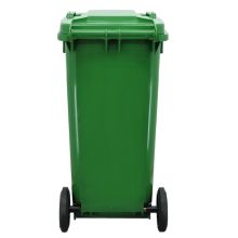 兰诗（LAUTEE）  YY-120A  120L  带盖垃圾桶  带轮  绿色  (单位：个)