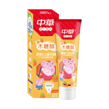 中华/Zhonghua  儿童木糖醇 香橙味防蛀 牙膏  呵护乳牙 YC 60G