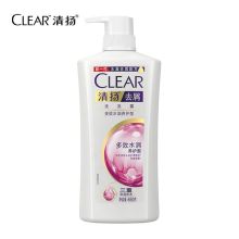 清扬/CLEAR  多效水润养护型 三重净屑 洗发露  去屑 白瓶CRT YC 650G