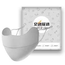 艾逸瑶选 FS-2509 艾出行冰丝防晒抗菌口罩 灰色(单位：个)