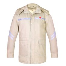 邦威/BW1 34 普通工作服 防静电长款棉服米色（极寒地区） 女