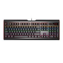 雷柏 RAPOO V500L 升级版混光机械键盘 黑色 茶轴