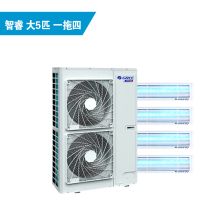 格力 GMV-H120WL/C1 大5匹一拖四 家用中央空调 白色（单位：台）