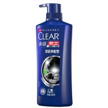 清扬 男士去屑洗发露活炭净爽型V 650g—深层净澈型（单位：瓶）