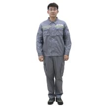 燕舞 YW2019ZYTT5024XJ 190码 防静电工作服 夏季长袖款 男女同款 LOGO定制 灰色 (单位：套)