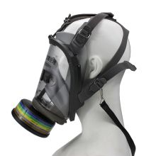 威保 XP300R 防毒硅胶全面罩大视野 ，镜片双面防雾，五点头带式调节扣设计 黑色 起订量：4个 H 单位：个