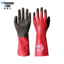 多给力(Wonder Grip) WG-328L 12双 天然乳胶18针劳保手套家居园艺清洁保养水产渔业实验室30CM 7/S 红色(单位：袋)