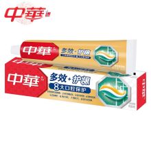 中华/Zhonghua 多效+护龈 清凉薄荷味 牙膏  金中华 YC 90g
